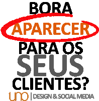 a poster that says bora aparecer para os seus clientes on it