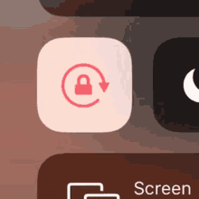 a phone screen shows a lock icon and a screen icon below it