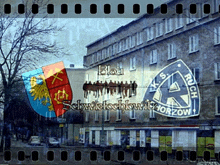 a picture of a building with the words schwietochłowice written on it