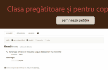 a screenshot of a website that says " clasa pregatitoare si pentru cee "