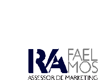 a logo for rafael ramos assessor de marketing on a white background