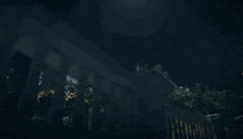 a blurred image of a person in a gas mask in a dark room