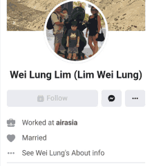 wei lung lim ( lim wei lung ) has a picture of himself and his family