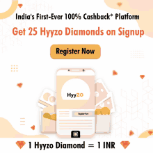 an advertisement for india 's first-ever 100 % cashback platform