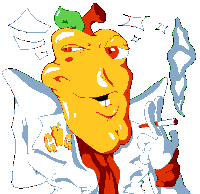 a cartoon character smoking a cigarette with gmg written on his shirt