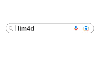 a google search bar with the word lim4d written in the middle