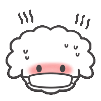 a cartoon of a sheep wearing a face mask