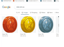 a google search for cwiz.com.au shows three coins