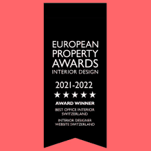 european property awards interior design award winner 2021-2022 best office interior switzerland interior designer website switzerland