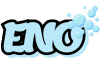 a cartoon drawing of the word emo with bubbles surrounding it