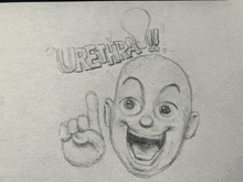 a drawing of a bald man with the word urethra written above him