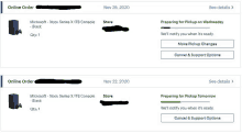 a screenshot of an online order for a microsoft xbox series x console