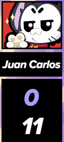 juan carlos is number 11 in a game