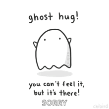Virtual Hug Ghost Hug GIF