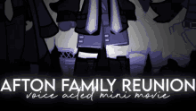 a poster for a movie called afton family reunion