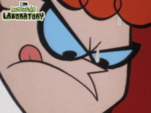 a cartoon character from cn dexter 's laboratory is shown