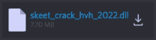 a screenshot of a file called skeet crack