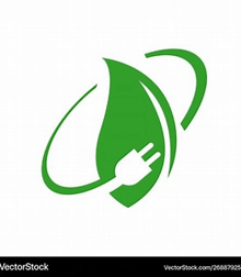 a green leaf with a plug inside of it .