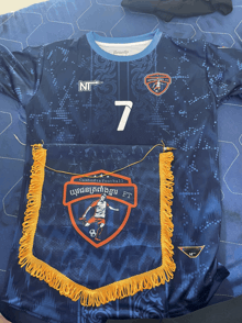 a jersey with the number 7 on the front