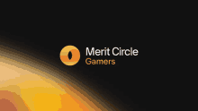 a logo for merit circle gamers with a black background