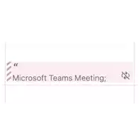 a message from microsoft teams meeting that says " coffee chat ? "