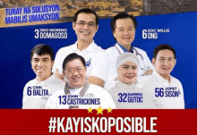 a group of people are standing next to each other with the hashtag #kayiskoposible