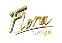 a logo for flora tae kwon do is shown on a white background