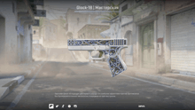 a glock 18 is displayed in a foreign language