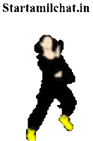 a pixel art of a person with the website starttamilchat.in written on the bottom