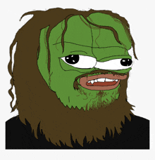 a cartoon character with a beard and dreadlocks