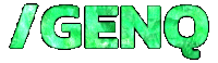 the word geno is written in green letters