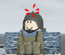 a cartoon character wearing a helmet and a scarf