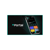 a phone with a portal app open on it