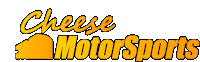 a logo for cheese motorsports with a racing car on it