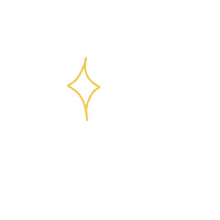 a yellow line drawing of a diamond shaped object on a white background .