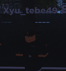 a cartoon character with the name xyu_tebe49