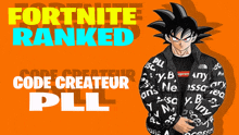 a poster with a cartoon character and the words fortnite ranked