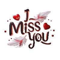 a greeting card that says i miss you