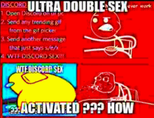 a screenshot of a discord ultra double sex over work advertisement