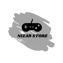 a logo for nizar store shows a video game controller