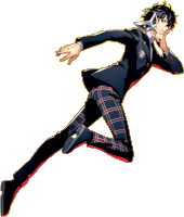 a man in a suit and plaid pants jumps in the air