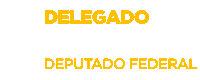 a yellow sign that says delegato deputado federal