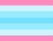 a pink and blue striped background with a pink border .