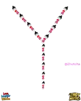 the letter y is made up of cartoon characters with hearts on their faces