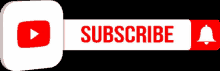 a subscribe button with a bell and a youtube logo