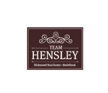 a logo for hensley richmond real estate - redefined