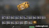 a screenshot of a game that says unlock container unlock fracture case