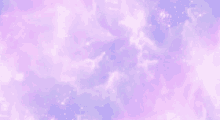 a purple and white background with a lot of clouds and stars