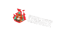 a sticker that says " stand with mavuka " with a picture of a girl on it