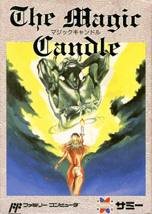 a poster for the magic candle shows a woman holding a torch